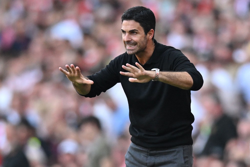 Manajer Arsenal Mikel Arteta. AFP